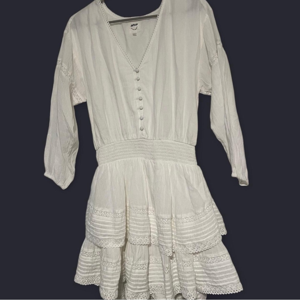 Aerie Boho White Dress